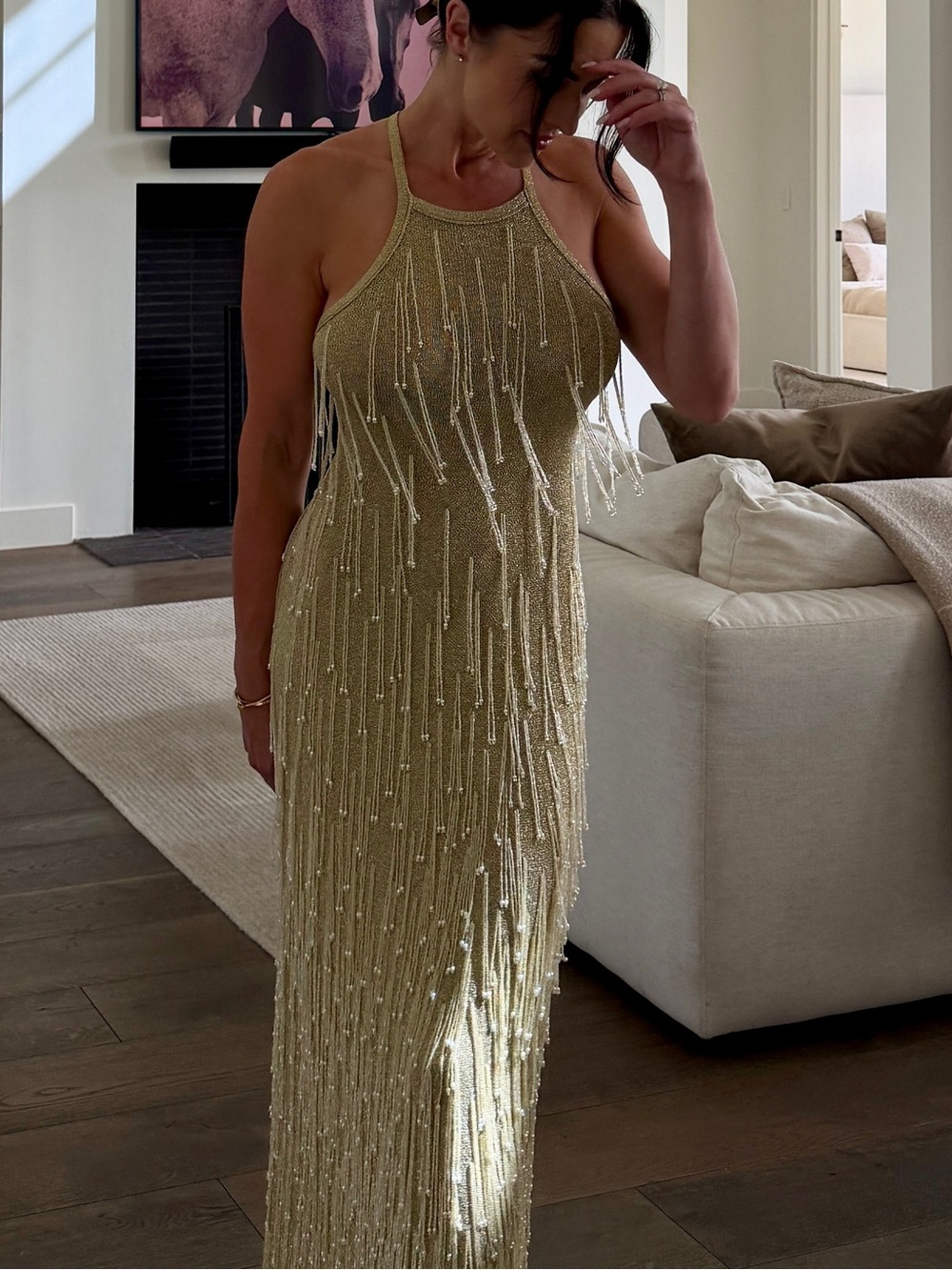 Cult Gaia Zion Knit Gown